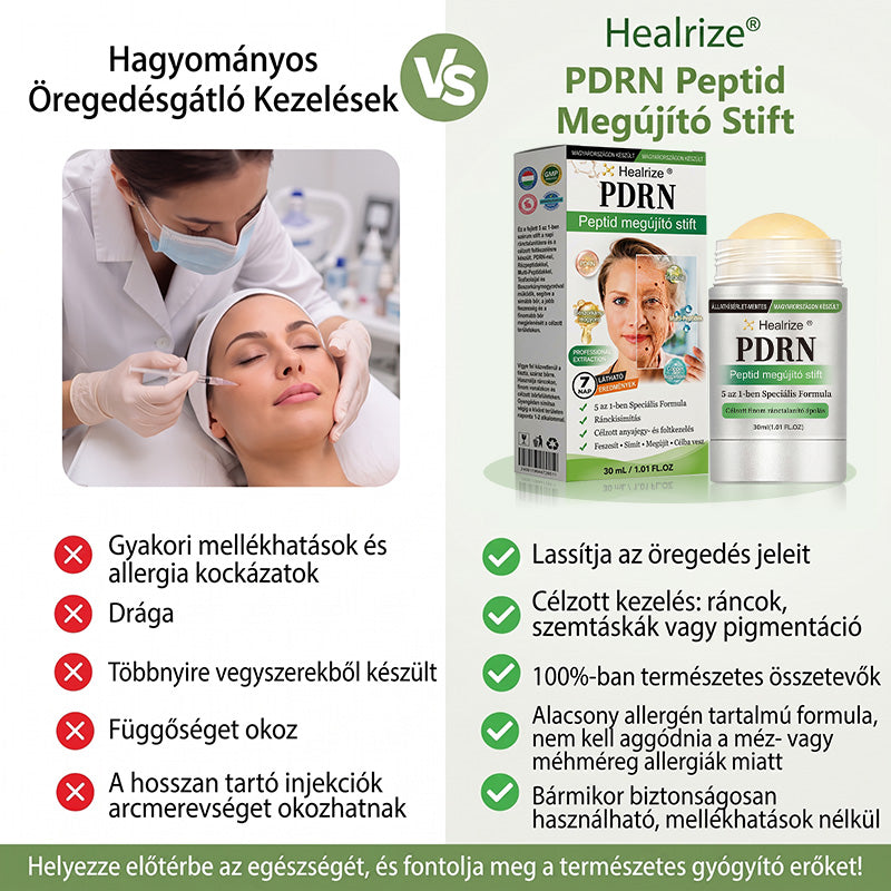 💖⭐𝑯𝒆𝒂𝒍𝒓𝒊𝒛𝒆® 💃💃 PDRN Anti-Aging & Célzott Folthelyreállító Stick (Segít kisimítani a ráncokat, támogatja a bőr feszesebb megjelenését és javítja a látható foltok megjelenését.)
